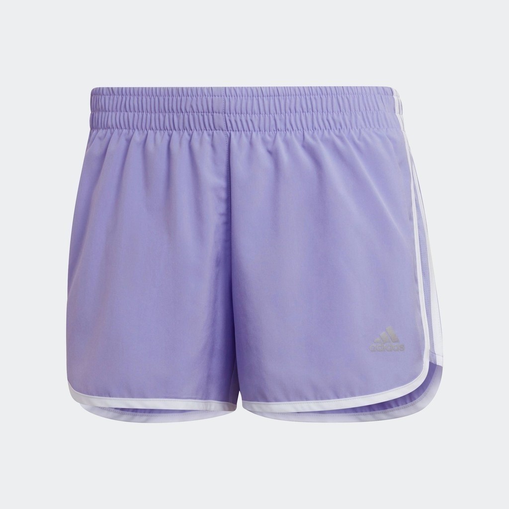 adidas วิ่ง กางเกงขาสั้น Marathon 20 ผู้หญิง สีม่วง HC1769