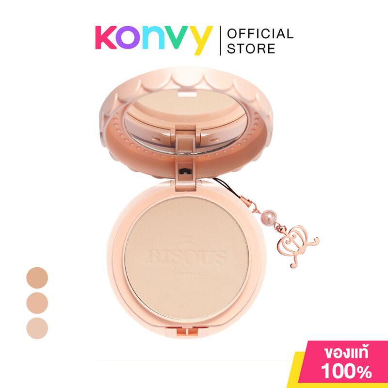 Bisous Bisous Love Blossom Brightening Powder Pact SPF30/PA+++ 12g บีซูบีซู แป้งผสมรองพื้น
