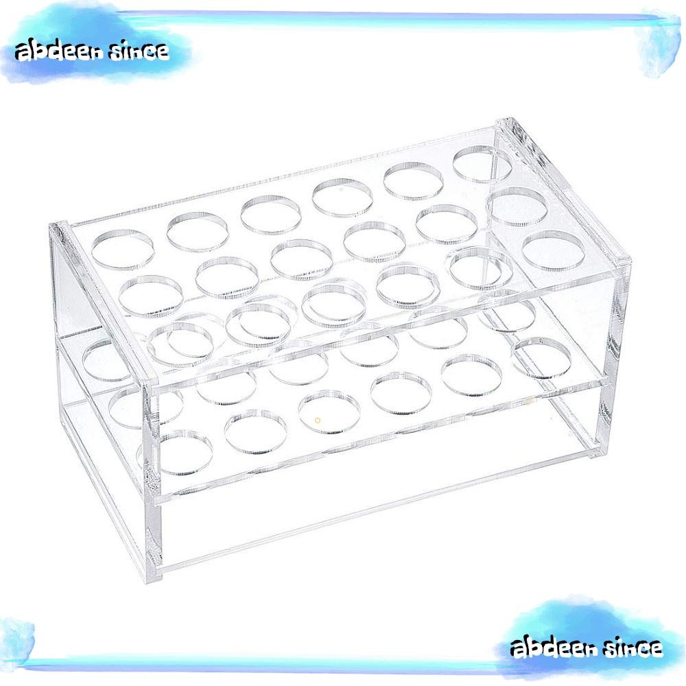 Abdeensince ที่วางแร็คหลอดทดลอง, อะคริลิค 17 มม. ขาตั้งห้องปฏิบัติการ, ทนสารเคมี 10ml,15ml 18 หลุม Centrifuge Tubes Rack Tubes