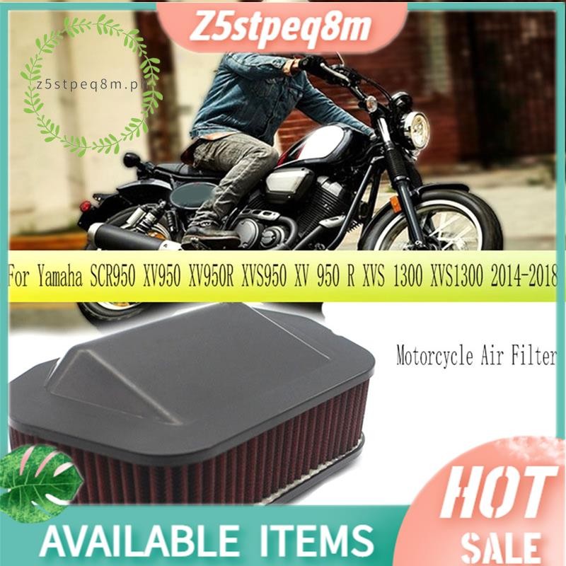 2 ชิ้นรถจักรยานยนต์เครื่องกรองอากาศตัวกรองสําหรับ Yamaha SCR950 XV950 XV950R XVS950 XV 950 R XVS 130