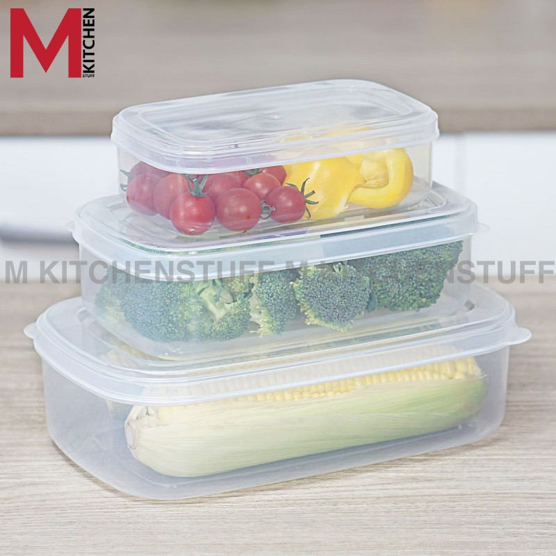 M KITCHEN กล่องข้าว กล่องถนอมอาหาร Daily 1ใบ สามารถเข้าไมโครเวฟ (C4)