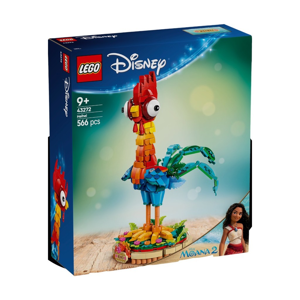 LEGO 42772 ชุดของเล่นตัวต่อ Disney Moana 2 Heihei (5666 ชิ้น)