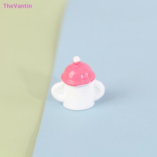 Thevantin ขวดนมเรซิ่นจําลอง ขนาดเล็ก 1:12 สําหรับตกแต่งบ้านตุ๊กตา 10 ชิ้น