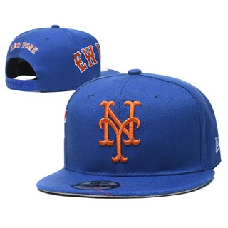 หมวกกีฬา หมวกกันแดด ปักลาย New York Mets สามารถปรับได้ อเนกประสงค์ สําหรับผู้ชาย และผู้หญิง