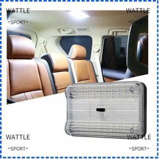 Wattle RV โคมไฟโดม LED 36 ดวง DC 12V สว่างมาก สีขาว สําหรับติดเพดานรถยนต์