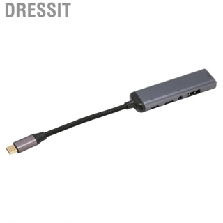 Dressit Type C Hub To USB3.1 USB2.0 C2.0 3.5 Headset Port PD100W HD 5 In 1 B