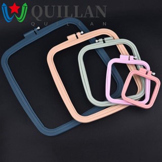 Quillan สะดึงพลาสติก ทรงสี่เหลี่ยม สําหรับเย็บปักถักร้อย DIY