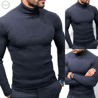 GORGEOUS~Mens Slim Fit Casual Shirt Long Sleeves Breathable Sweater Soft Top Knitwear