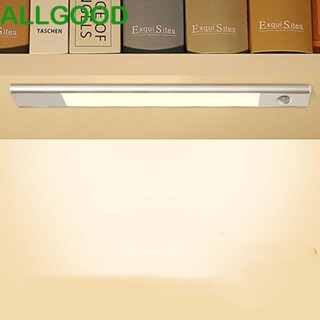 Allgoods โคมไฟเซ็นเซอร์จับการเคลื่อนไหว แบบแม่เหล็กไร้สาย ชาร์จ USB 20 30 40 50 ซม.