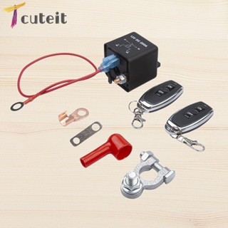 Tcuteit เบรกเกอร์วงจรอัจฉริยะ 12V 200A พร้อมรีโมตคอนโทรล