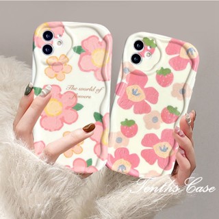 เคสโทรศัพท์มือถือนิ่ม ขอบโค้ง ลายดอกไม้ 3D สําหรับ Realme C53 C55 C35 C33 C31 C30 C21Y C25 C25s C25Y C12 C21 C20 C20A C11 C15 8i 6i 5i 5s 5 Narzo 50A 50i Prime