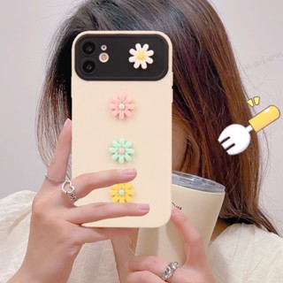 เคสซิลิโคนนิ่ม ลายดอกไม้ 3D กันกระแทก สําหรับ iPhone 11 12 13 14 15 Pro MAX 11Pro 13Pro X XR XS MAX 7 8 Plus SE 2020 2022