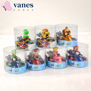 Vanes1 โมเดลฟิกเกอร์ PVC รูปการ์ตูน Super Mario Monkey Dragon Kart ของเล่นสําหรับเด็ก