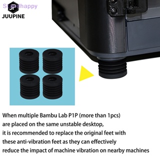 Standhappy แผ่นยางกันลื่น กันสั่นสะเทือน สําหรับเครื่องพิมพ์ 3D Bambu Lab X1 Series And P1P