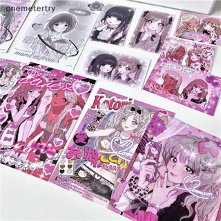 Onem สติกเกอร์โปสการ์ด ลายสาวญี่ปุ่น Kawaii DIY สําหรับตกแต่งผนังห้อง 13 ชิ้น