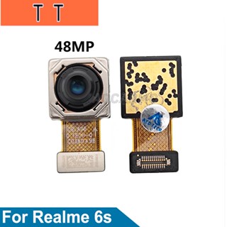 Aocarmo อะไหล่โมดูลกล้องหลัง สายเคเบิลอ่อน 48MP แบบเปลี่ยน สําหรับ Realme 6s