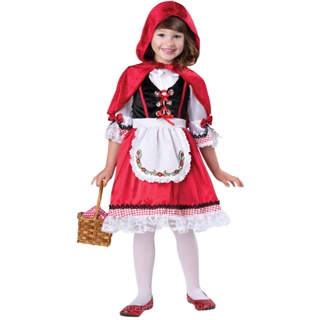 [0709]SZMRP-COS-G S-XL Halloween Costume Girls Children Role Play Cute Anime Little Red Riding Hood Stage Wear Performance Wear Animation  Cosplay Comic  Gift  T7PY