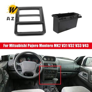 กรอบแผงวิทยุรถยนต์ CD MB623297 Mb652134 สําหรับ Mitsubishi Pajero Montero MK2 V31 V32 V33 V43