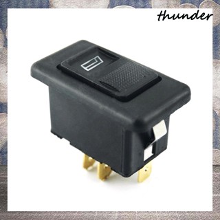 Thunder สวิตช์ควบคุมหน้าต่างรถยนต์ 12V 24V 5-pin สีแดง สีเขียว