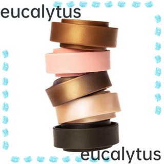 Eucalytus1 ยางรัดผม ซิลิโคน ขนาดเล็ก ใส่สบาย สําหรับมัดผมหางม้า 2 ชิ้น