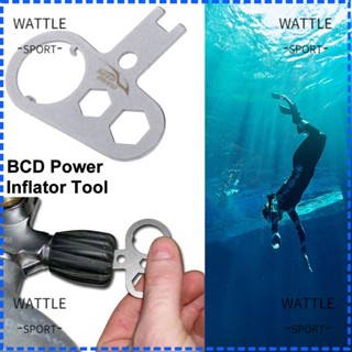 Wattle เครื่องเป่าลมไฟฟ้า BCD แบบพกพา สําหรับติดตั้งอุปกรณ์กีฬาทางน้ํา