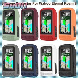 Suqi ซิลิโคนกันชนหน้าจอ กันชน แบบนิ่ม สําหรับ Wahoo Elemnt Roam 2