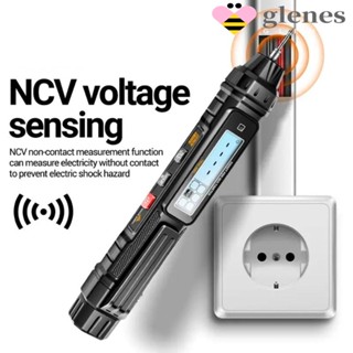 Glenes ปากกามัลติมิเตอร์ดิจิทัล ไม่สัมผัส ความแม่นยําสูง นับ 4000 A3005 AC DC โอห์ม ตรวจจับแรงดันไฟฟ้า