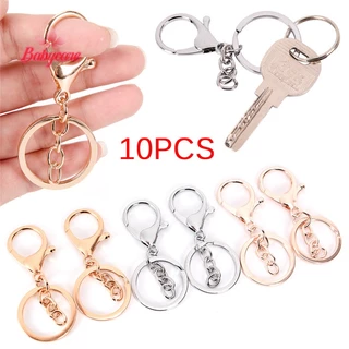 BYCE> 10 ชิ้น DIY พวงกุญแจเครื่องประดับกุ้งก้ามกรามพวงกุญแจทําผลการค้นหาใหม่