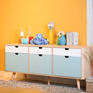 SB Design Square ไซด์บอร์ด KC-PLAY รุ่น WIB สีฟ้า (150x45x63 ซม.) แบรนด์ KONCEPT FURNITURE