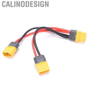 Calinodesign XT60 1 Female To 2 Male Adapter Cable  Flexible Y Series Silicone for RC Lipo