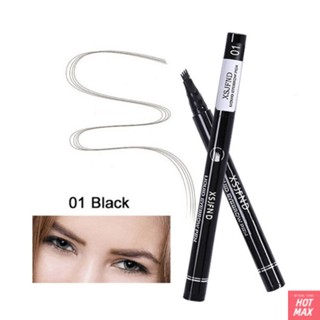 FourHeaded Eyebrow Pen กันน้ำยาวนานและ SmudgeProof สวมใส่ได้ตลอดวันเม็ดสีสูง smudgeproof brow ปากกา Precision แต่งหน้าคิ้วติดทนนาน ,Beauty Frenzy