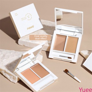 Novo คอนซีลเลอร์ทูโทน Cover Dark Circles Pimple Print คอนซีลเลอร์ yuee