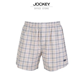JOCKEY UNDERWEAR กางเกงบ็อกเซอร์ SLEEPWEAR รุ่น KU JKB689 BOXER สีน้ำตาล กางเกง บ็อกเซอร์ เสื้อผ้าผู้ชาย