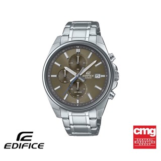 CASIO นาฬิกาข้อมือผู้ชาย EDIFICE รุ่น EFV-610D-5CVUDF วัสดุสเตนเลสสตีล สีน้ำตาล