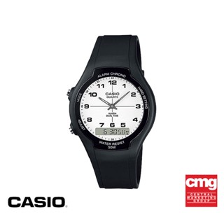 CASIO นาฬิกาข้อมือ CASIO รุ่น AW-90H-7BVDF วัสดุเรซิ่น สีขาว