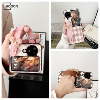 N3flip เคสโทรศัพท์มือถือหนัง PU ลายมิกกี้เมาส์ พร้อมสายคล้องมือ สําหรับ Oppo Findn3Flip n3flip 5G