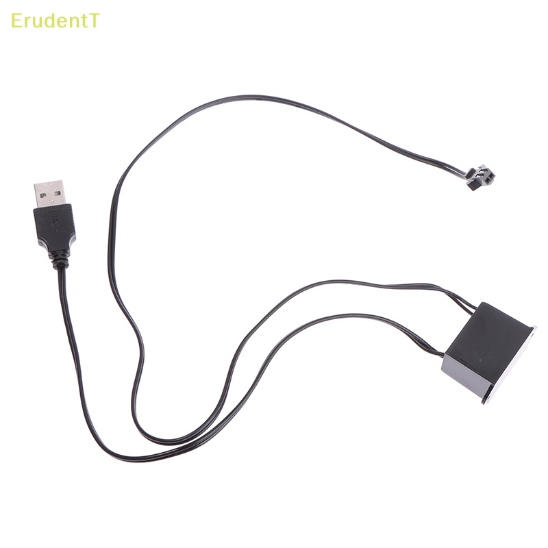 [ErudentT] อะแดปเตอร์ไดรเวอร์ 5V USB 1-5 เมตร El Wire อินเวอร์เตอร์ควบคุมไฟเรืองแสง [ใหม่]