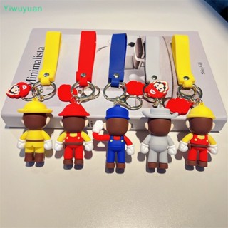 &lt;Yiwuyuan&gt; พวงกุญแจ จี้รูปการ์ตูนเกม Super Mario Bros คลาสสิก ของขวัญ สําหรับกระเป๋านักเรียน