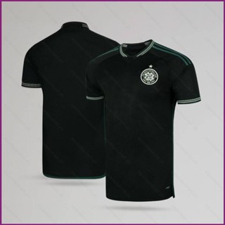 Yx 2023-2024 เสื้อยืดแขนสั้น ลายทีมฟุตบอล Celtic Away พลัสไซซ์