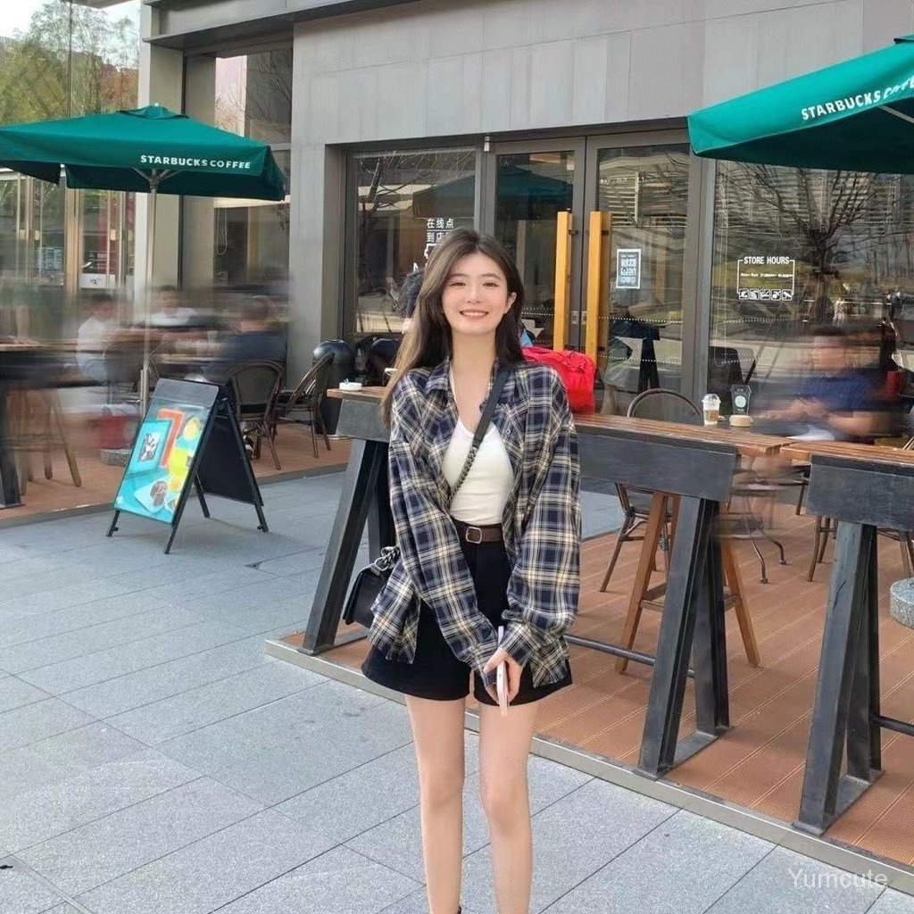 เสื้อแจ็กเก็ต คอปกโปโล แขนยาว ลายสก๊อต สีชมพู แฟชั่นฤดูใบไม้ผลิ ฤดูร้อน สําหรับผู้หญิง 2023 SE2582 ราคา ถูกที่สุด ดีลบีเคเค แกลเลอรีภาพที่ 8