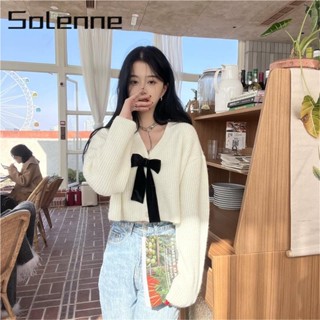 Solenne เสื้อคลุม เสื้อกันหนาว น่ารัก ทันสมัย นุ่มนวล สไตล์ A21K04837Z230912