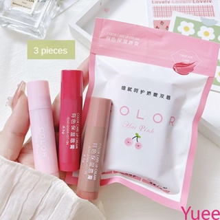 Haipink Coloured Moisturizing Lip Balm ลิปสติก แอนตี้-แห้งและแตก yuee