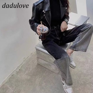 DaDulove💕 New American Ins High Street Gradient Jeans Niche High Waist Loose Wide Leg Pants plus Size Trousers