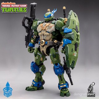 [Toy] HeatBoys huozi anime ring finger anime movable alloy Ninja Turtle mecha Leonardo model hand-made