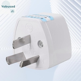 [Yobusad.th] อะแดปเตอร์ปลั๊กชาร์จไฟฟ้า AU 10A 250V ทรงสามเหลี่ยม