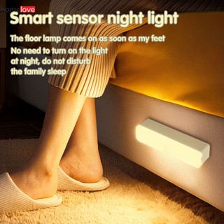 Motion Sensor Night Light ไฟ LED ไร้สาย USB ชาร์จตู้เสื้อผ้าตู้โคมไฟ LED แบบชาร์จไฟได้ Closet Light Magnetic Night Light ไฟตู้ในร่ม homelove