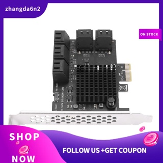 【พร้อมส่ง】อะแดปเตอร์แปลง Sata 3.0 เป็น PCIe X1 PCI Express SATA SATA3 6G 10 พอร์ต พร้อมฮีทซิงค์ สําหรับ Windows