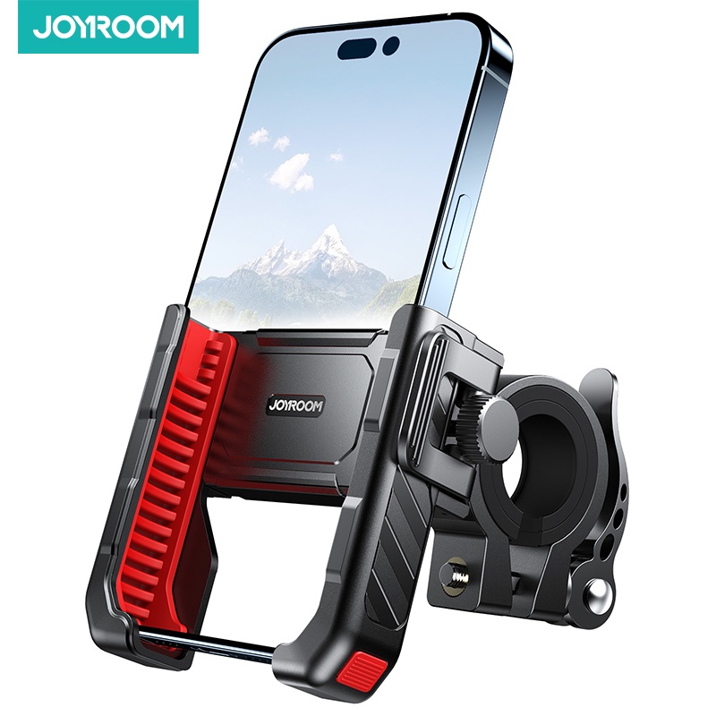 Joyroom Bike Phone Holder Universal One-hand Operation Bicycle Motorcycle Phone Holder For 4.7-7" Mobile Phone Shockproo