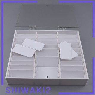 [Shiwaki2] กล่องเก็บเล็บปลอมอะคริลิค กันฝุ่น