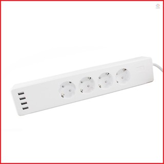 Smart WiFi Power Strip with Surge Protection Outlets &amp; USB Ports - Voice Control Compatible